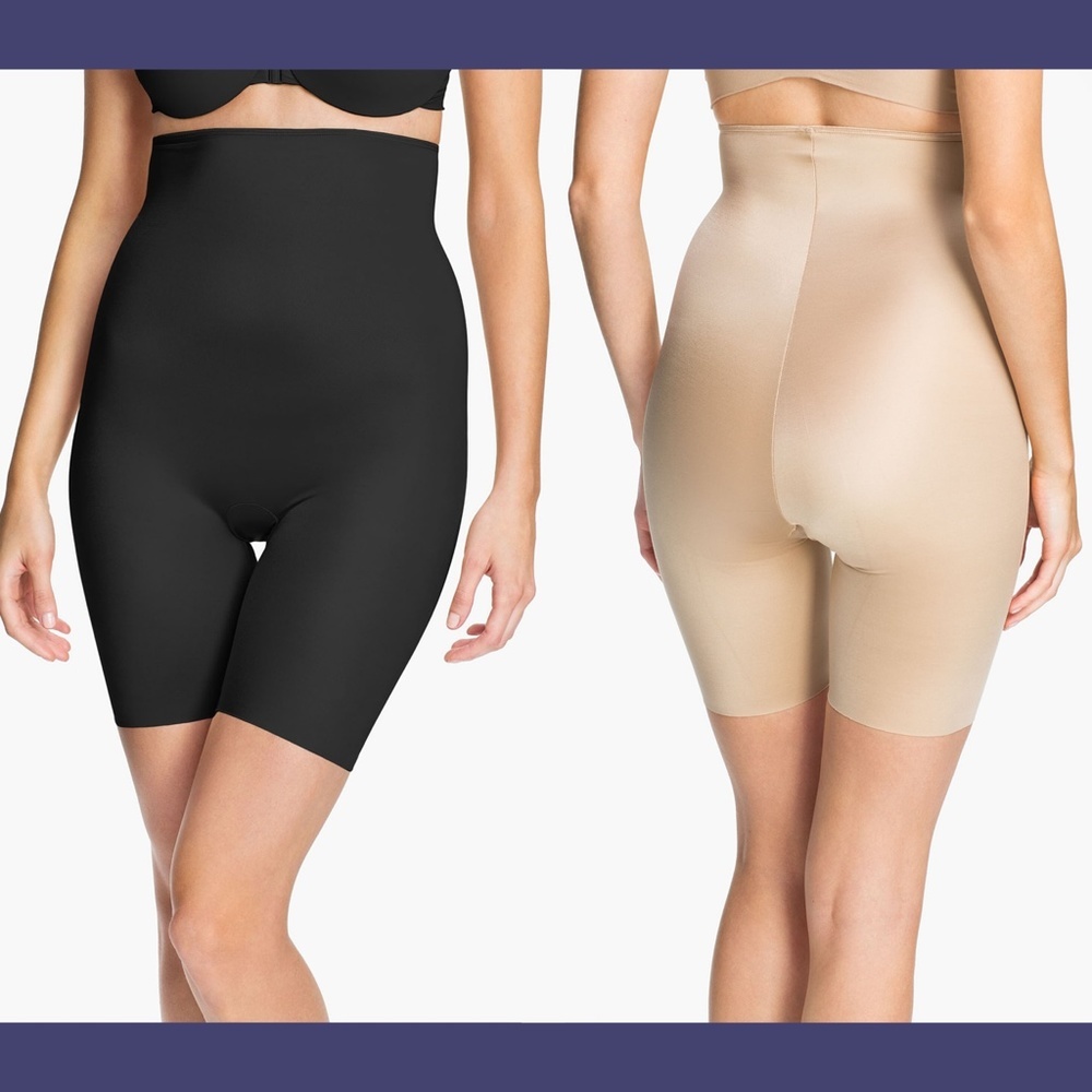 NWT Spanx 'Slimplicity' High Waist‎ Shaper Black  [ SZ Small ] #1546